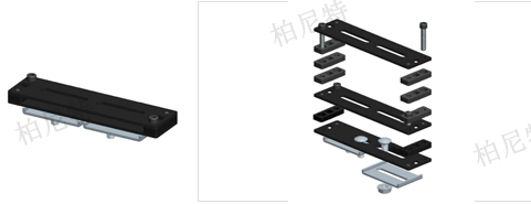 钢塑固线器底座安装效果图